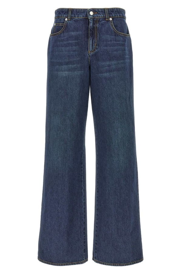 Alexander McQueen Denim Jeans - Blue