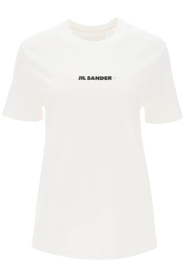 Jil Sander Logo Cotton T-shirt - Porcelain