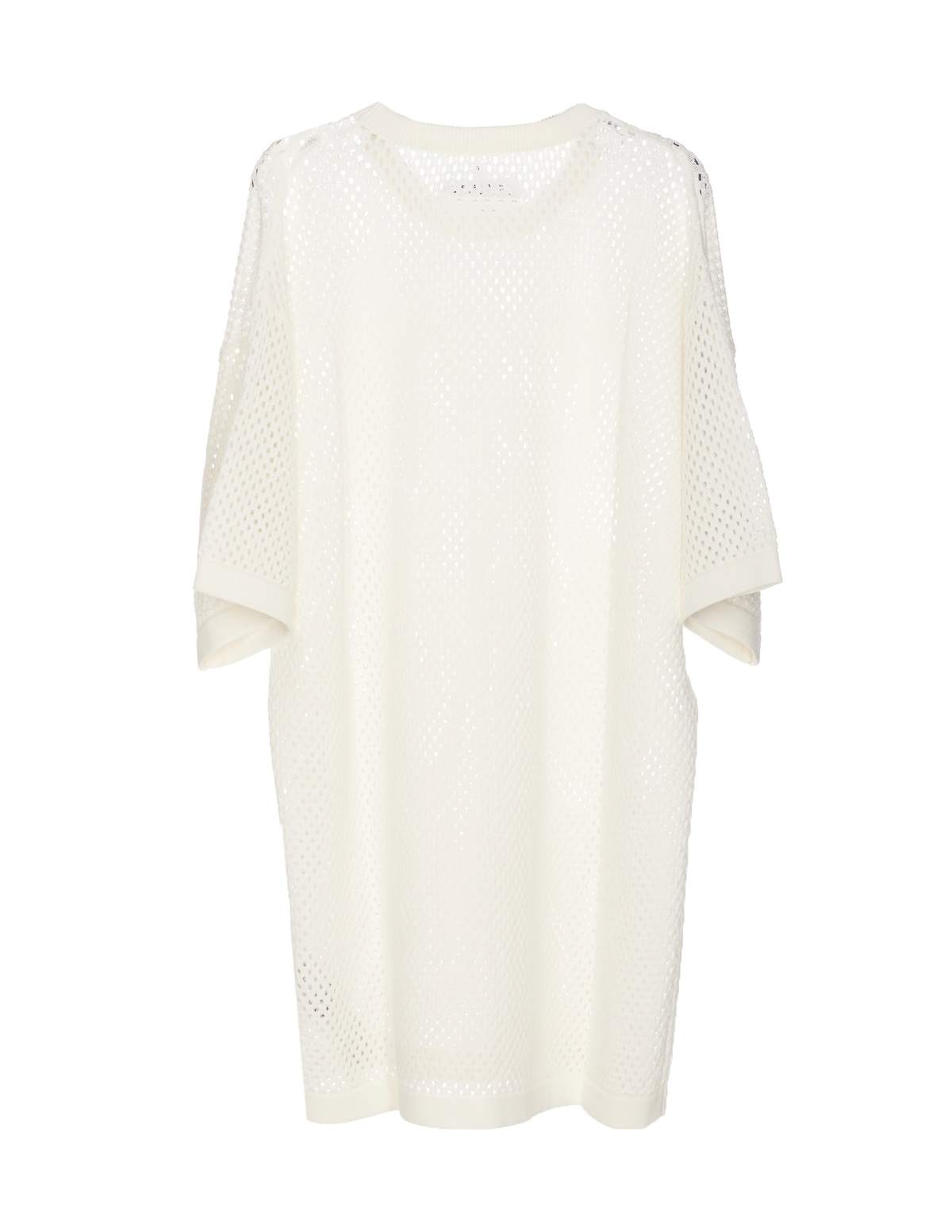 MM6 Maison Margiela Net Long Sweater - White - Image 2 of 4