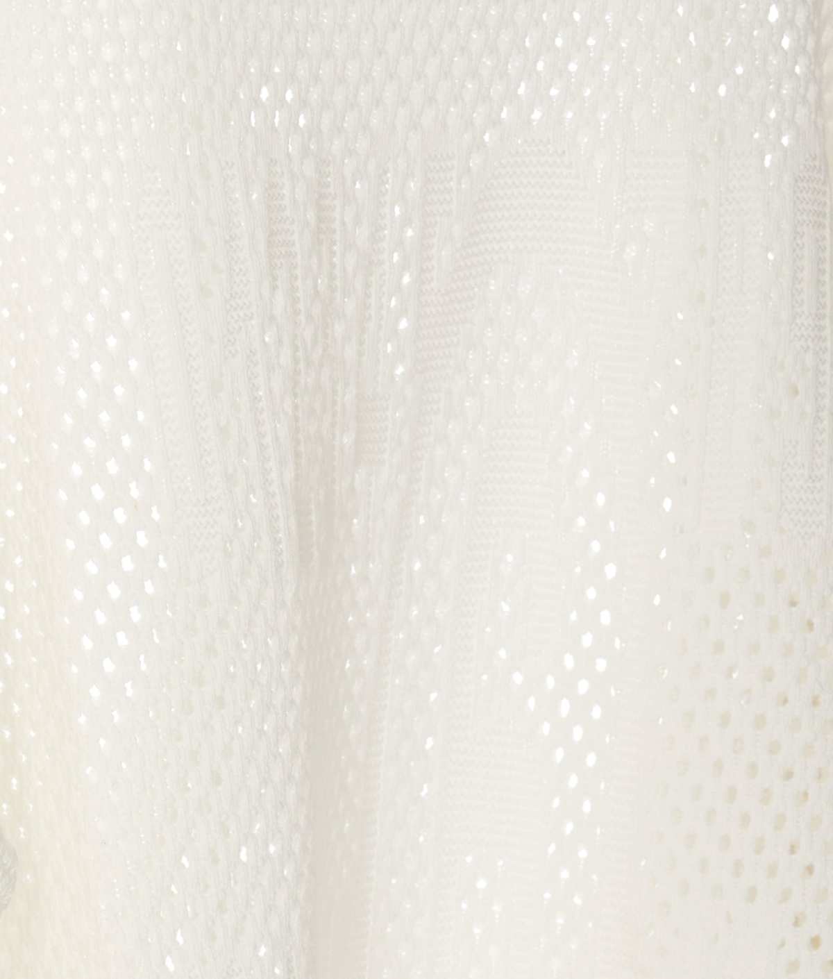 MM6 Maison Margiela Net Long Sweater - White - Image 3 of 4