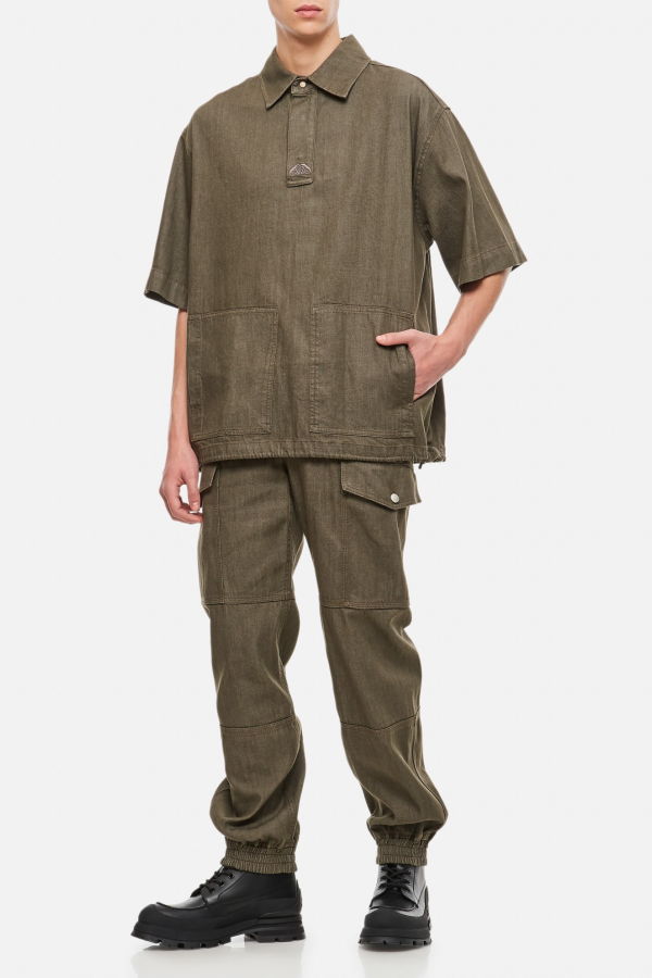 Alexander McQueen Denim Cotton Shirt - Green