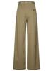 MM6 Maison Margiela Polyester Blend Trousers - Beige - Thumbnail 3