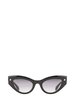 Alexander McQueen Cat-eye Sunglasses Spike Studs Sunglasses - Black - Thumbnail 1