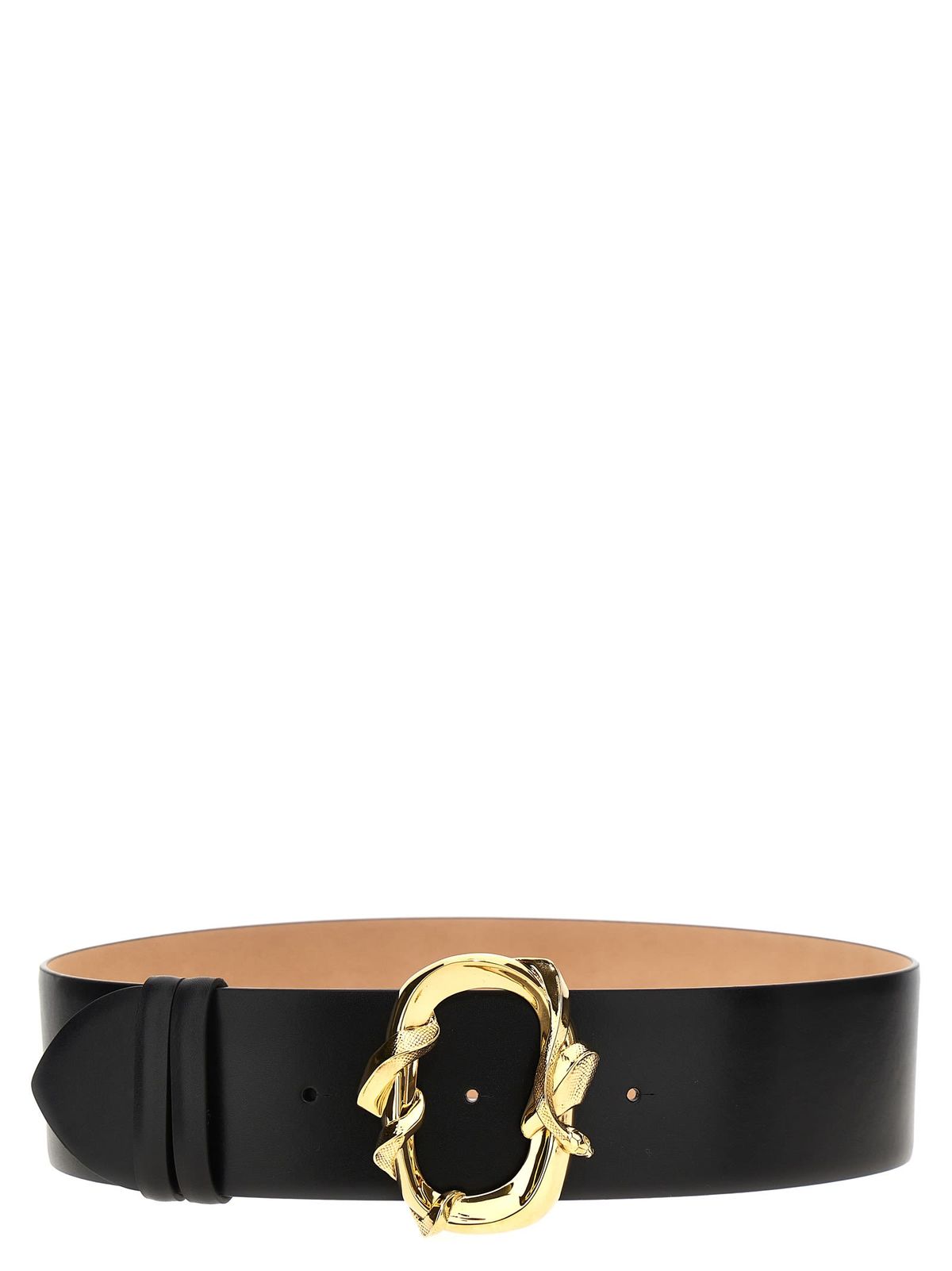 Alexander McQueen Snake Belt - Black - Image 1 of 3