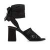 MIU MIU Macrame Sandals - Black - Thumbnail 1