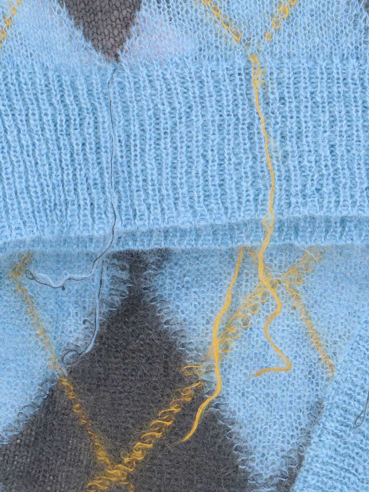 Marni Check Sweater - Clear Blue - Image 5 of 5