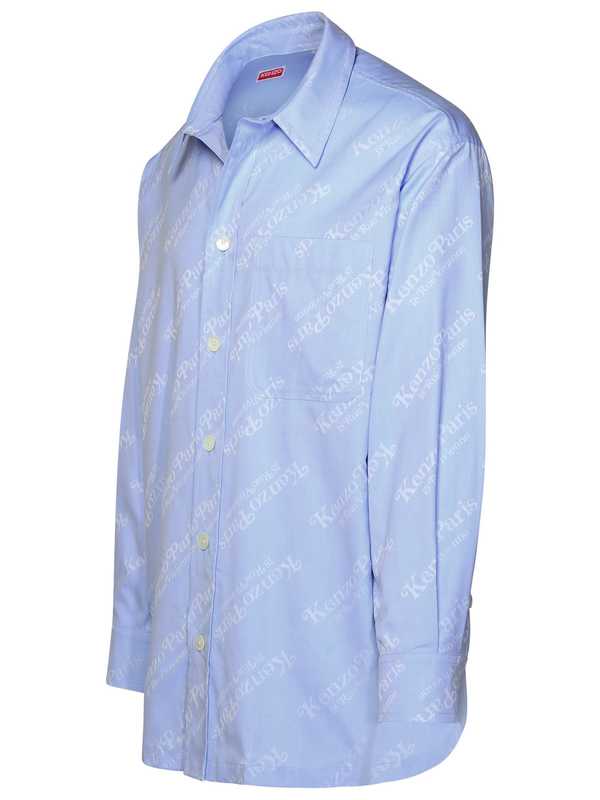 Kenzo By Verdy Cotton Shirt - Sky Blue