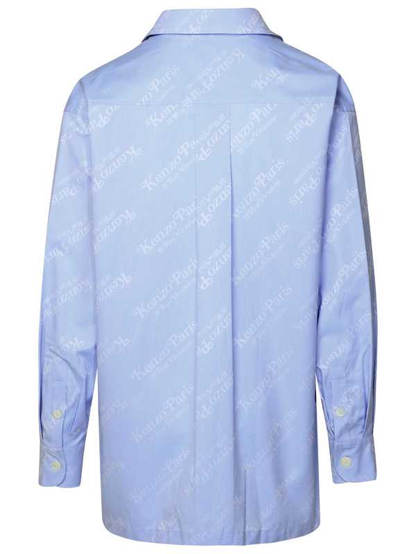 Kenzo By Verdy Cotton Shirt - Sky Blue