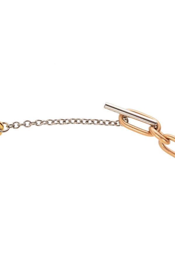 Marni Crystal Necklace - Nichel Free Vintage Deep Gold