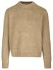 Acne Studios Knitted Sweater - Green - Thumbnail 1