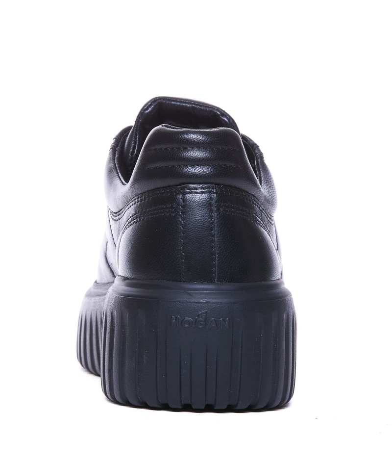 Hogan H-stripes Sneakers - Black