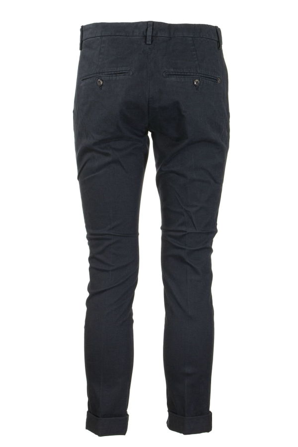Dondup Gaubert Slim-Fit Gabardine Trousers - Dark Blue