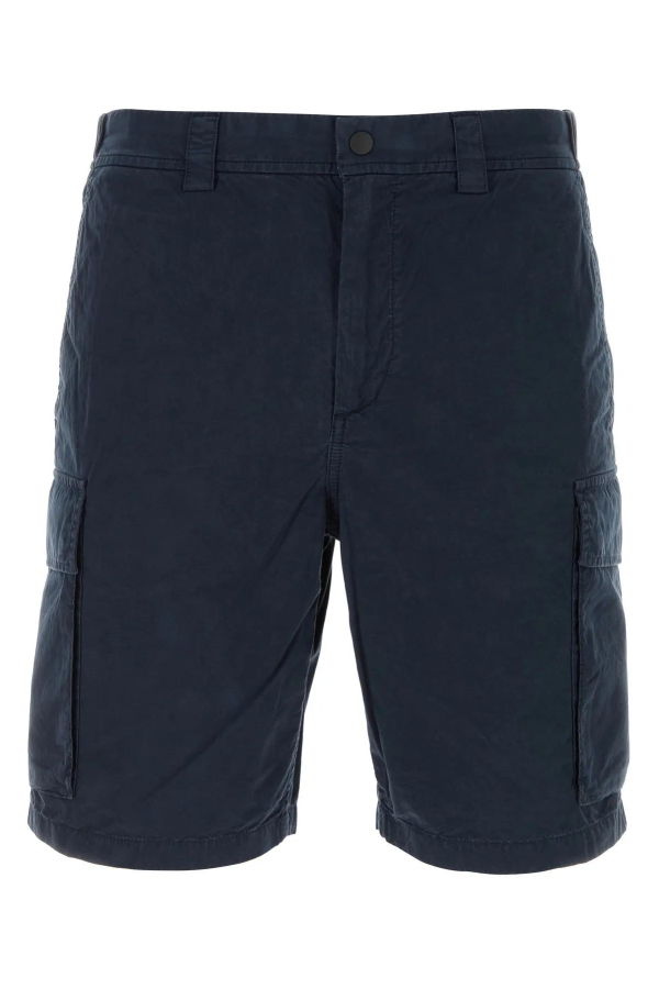 Woolrich Blue Cotton Bermuda Shorts - 3989