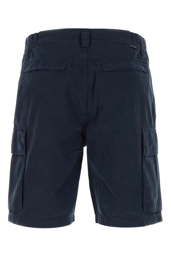 Woolrich Blue Cotton Bermuda Shorts - 3989