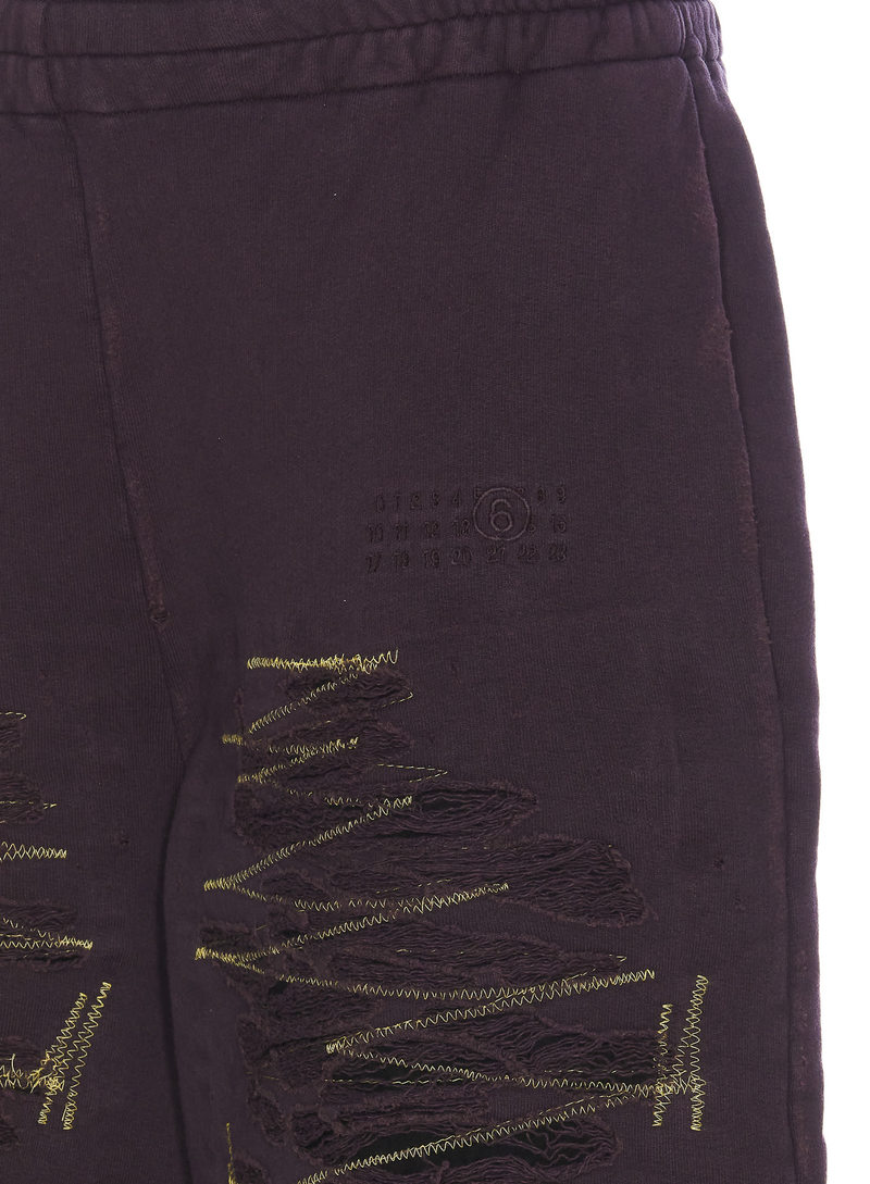 MM6 Maison Margiela Wide-leg Track Pants - Purple