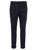 Dondup Gaubert Fresh Wool Trousers - Dark Blue - Thumbnail 1