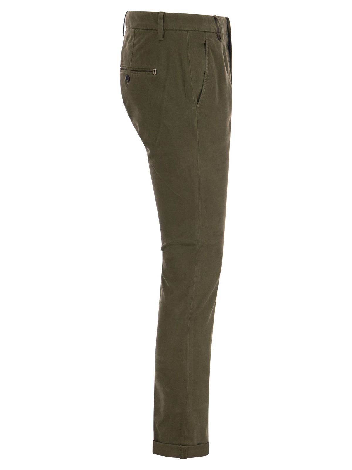 Dondup Gaubert Trousers - Military Green - Image 3 of 4