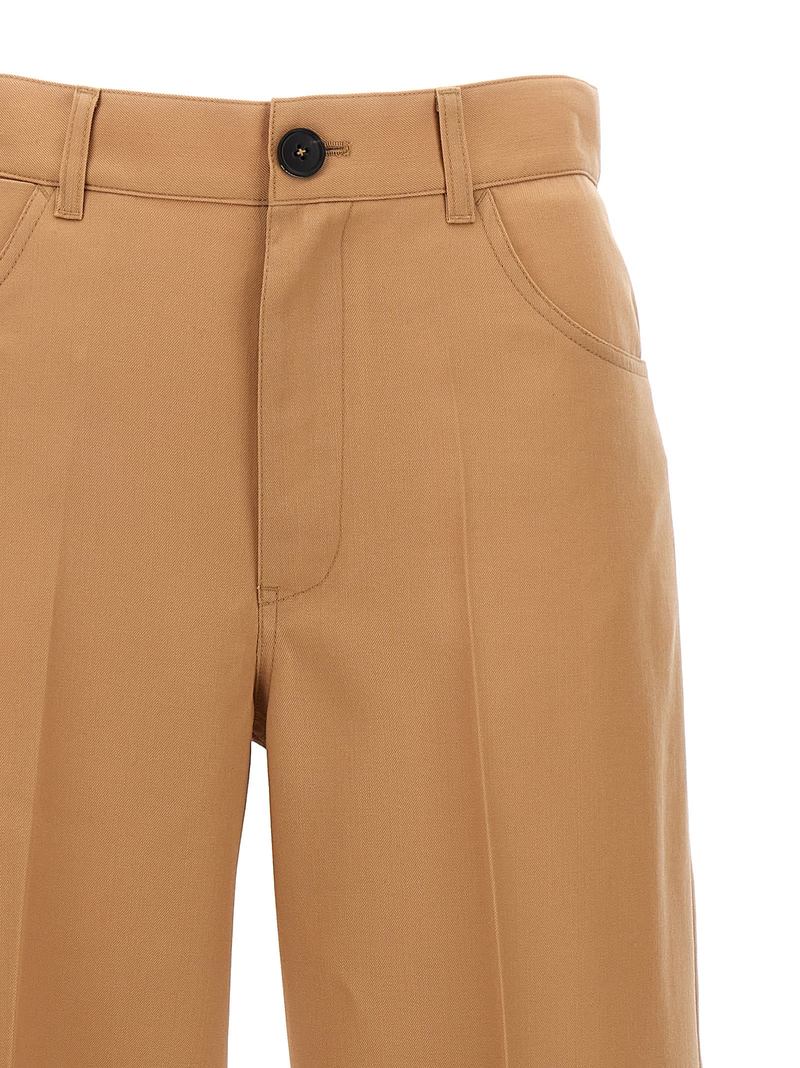 Jil Sander Loose Leg Pants - Beige