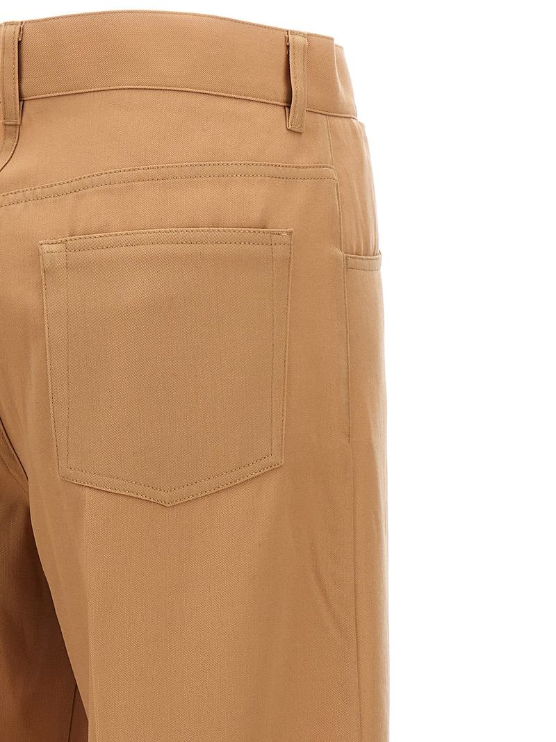 Jil Sander Loose Leg Pants - Beige