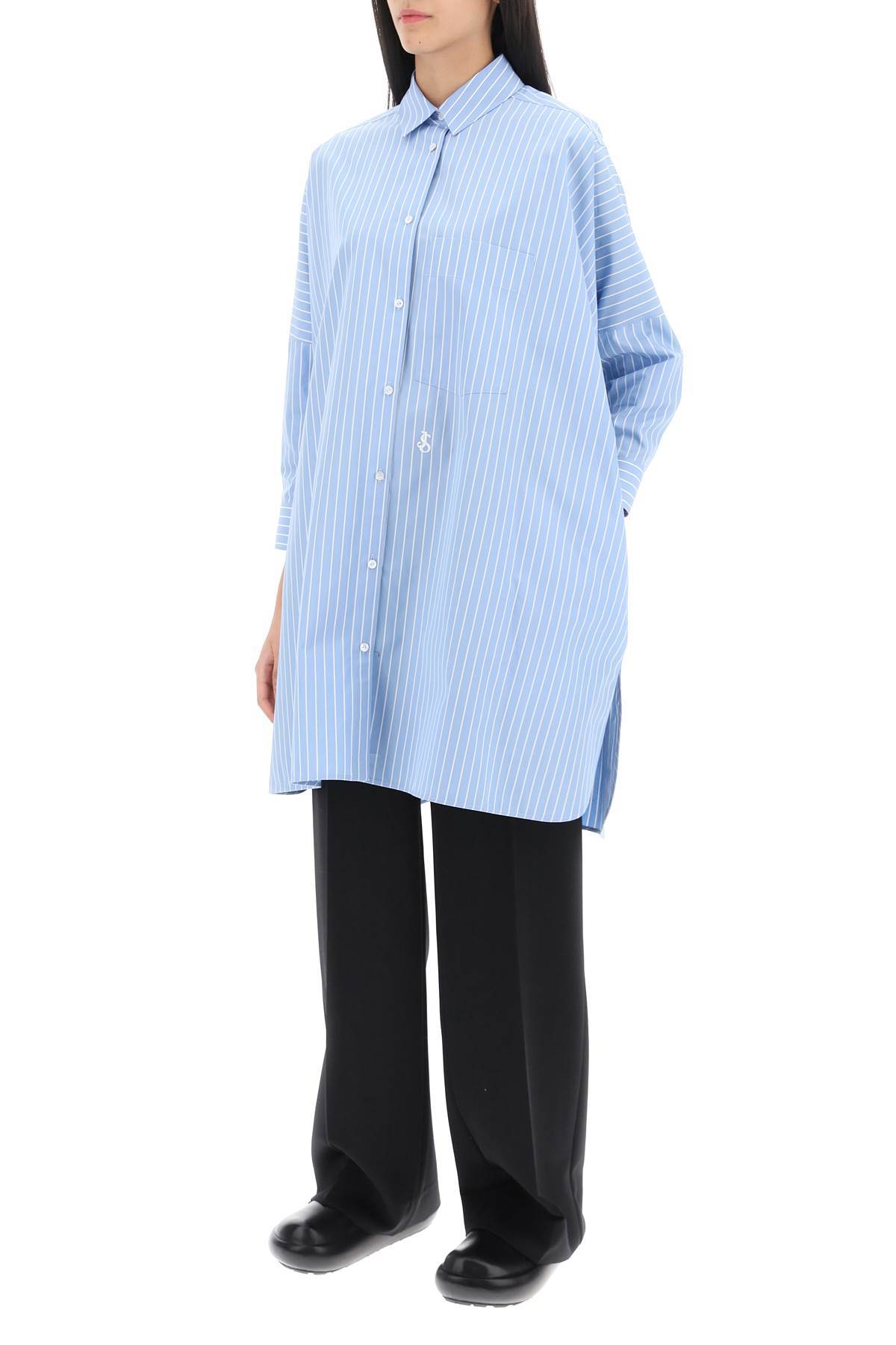 Jil Sander Oversized Shirt Sunday Shirt - Blue Sky - Image 4 of 4