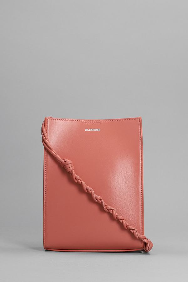 Jil Sander Small Tangle Crossbody Bag - Dark Rose
