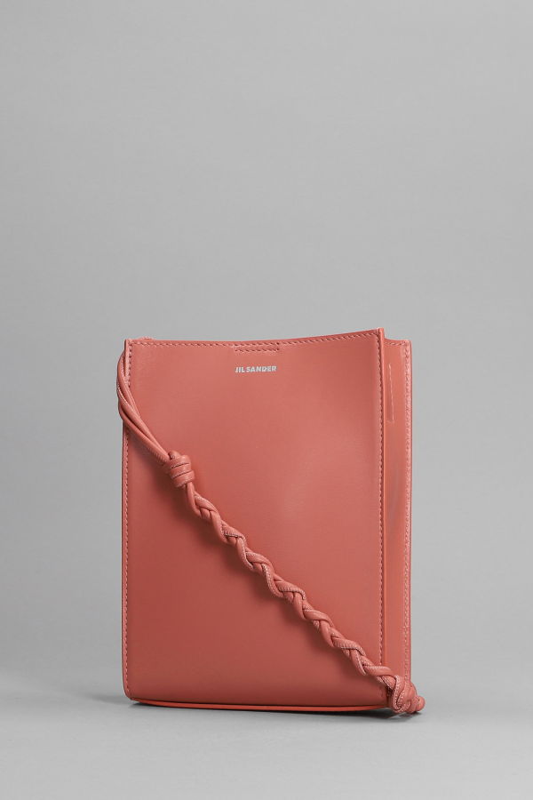 Jil Sander Small Tangle Crossbody Bag - Dark Rose