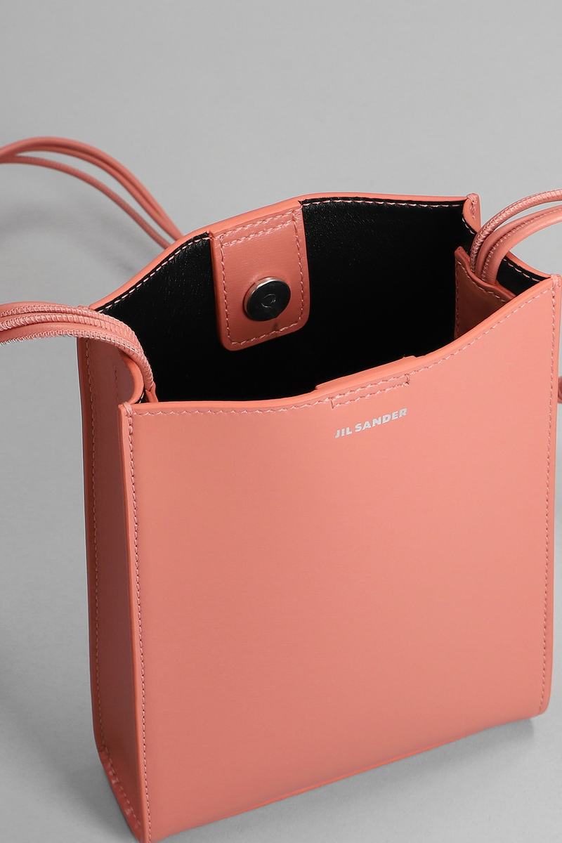 Jil Sander Small Tangle Crossbody Bag - Dark Rose