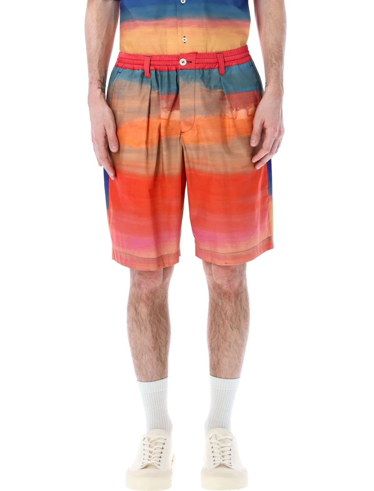 Marni Cotton Bermuda Shorts - Image 1 of 5