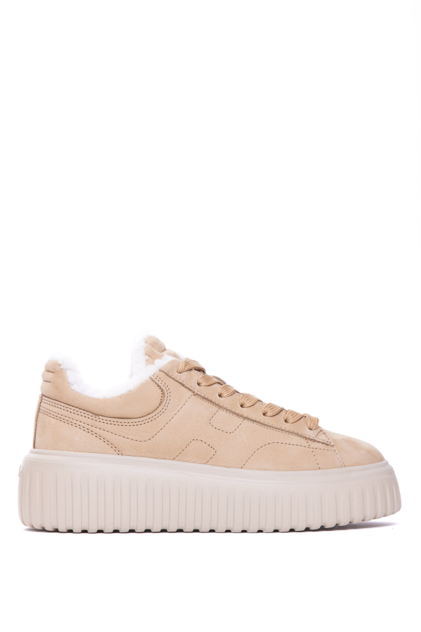 Hogan H-Stripes Sneakers - Beige