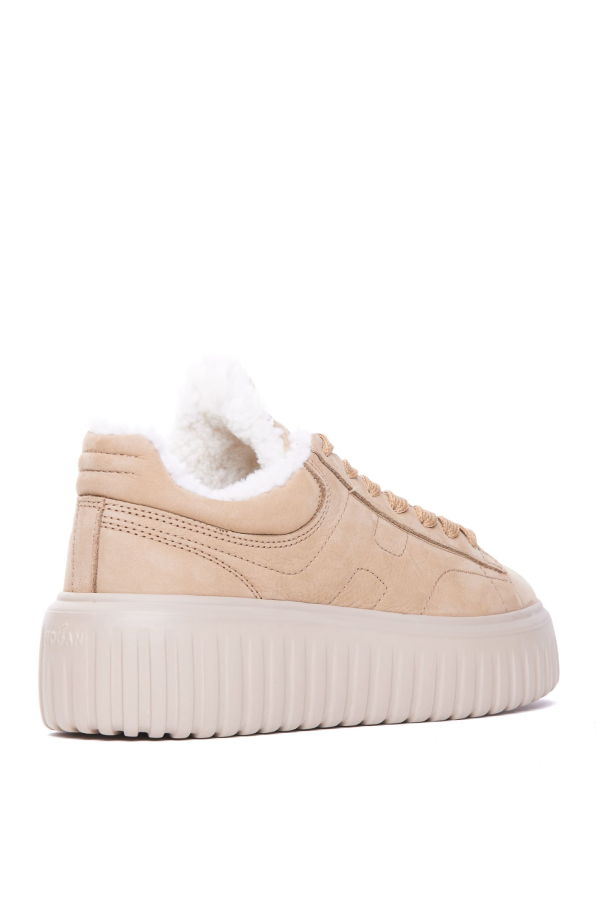 Hogan H-Stripes Sneakers - Beige