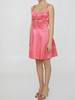 Patou Satin Mini Dress - Rose - Thumbnail 2