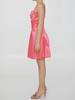 Patou Satin Mini Dress - Rose - Thumbnail 3