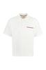 Thom Browne Short Sleeve Cotton Polo Shirt - White - Thumbnail 1