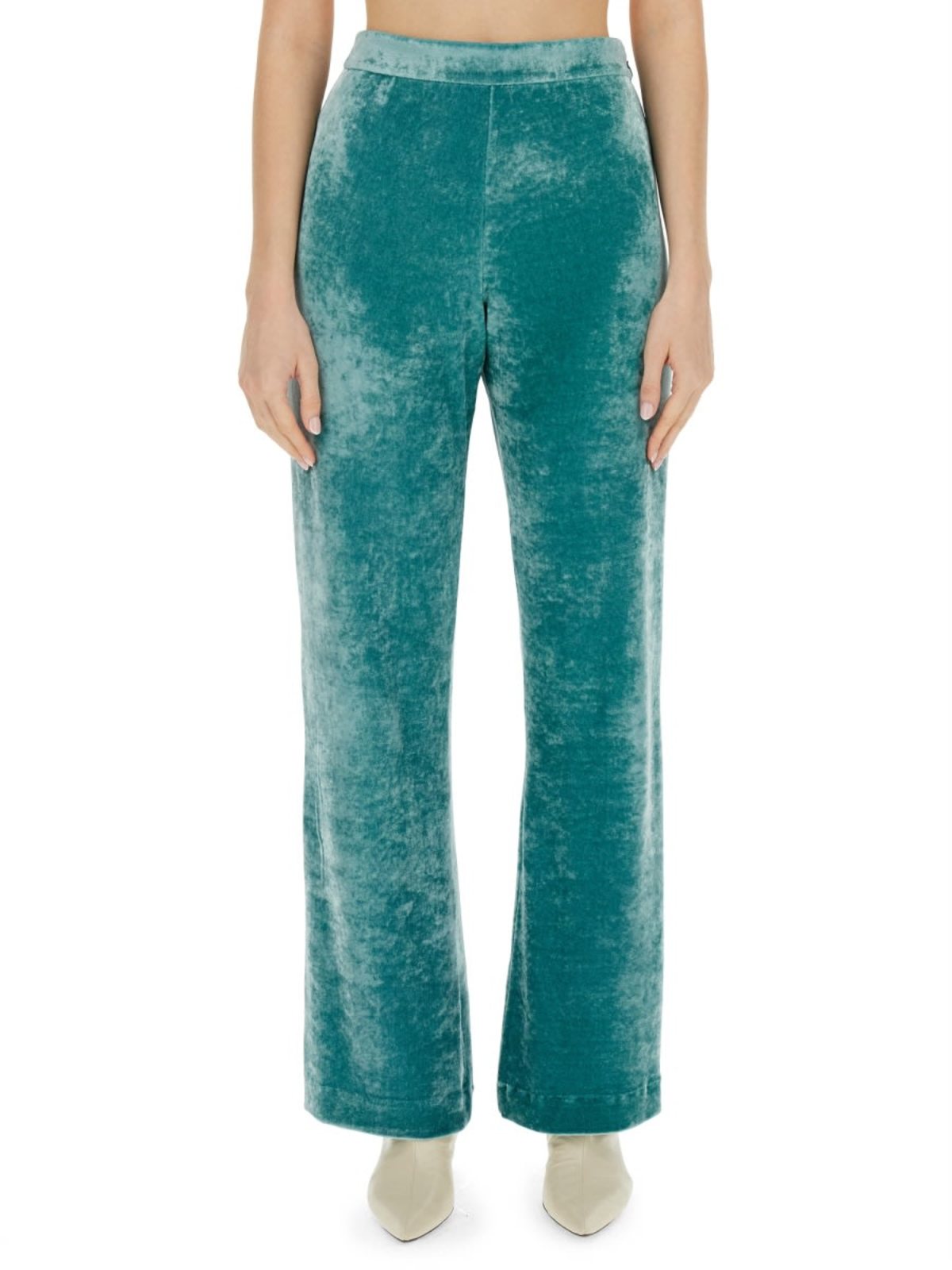 Jil Sander Wide Leg Pants - Azure - Image 1 of 4
