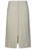 Jil Sander Cotton Blend Skirt - White - Thumbnail 1