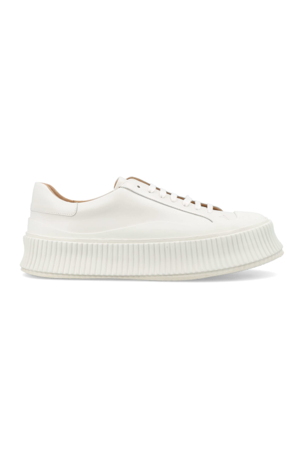 Jil Sander Leather Sneakers - White