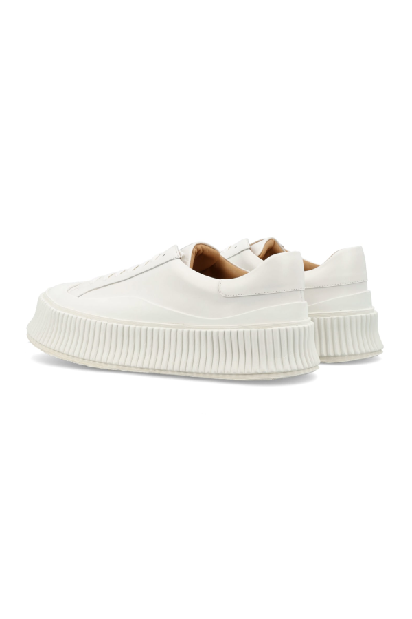 Jil Sander Leather Sneakers - White