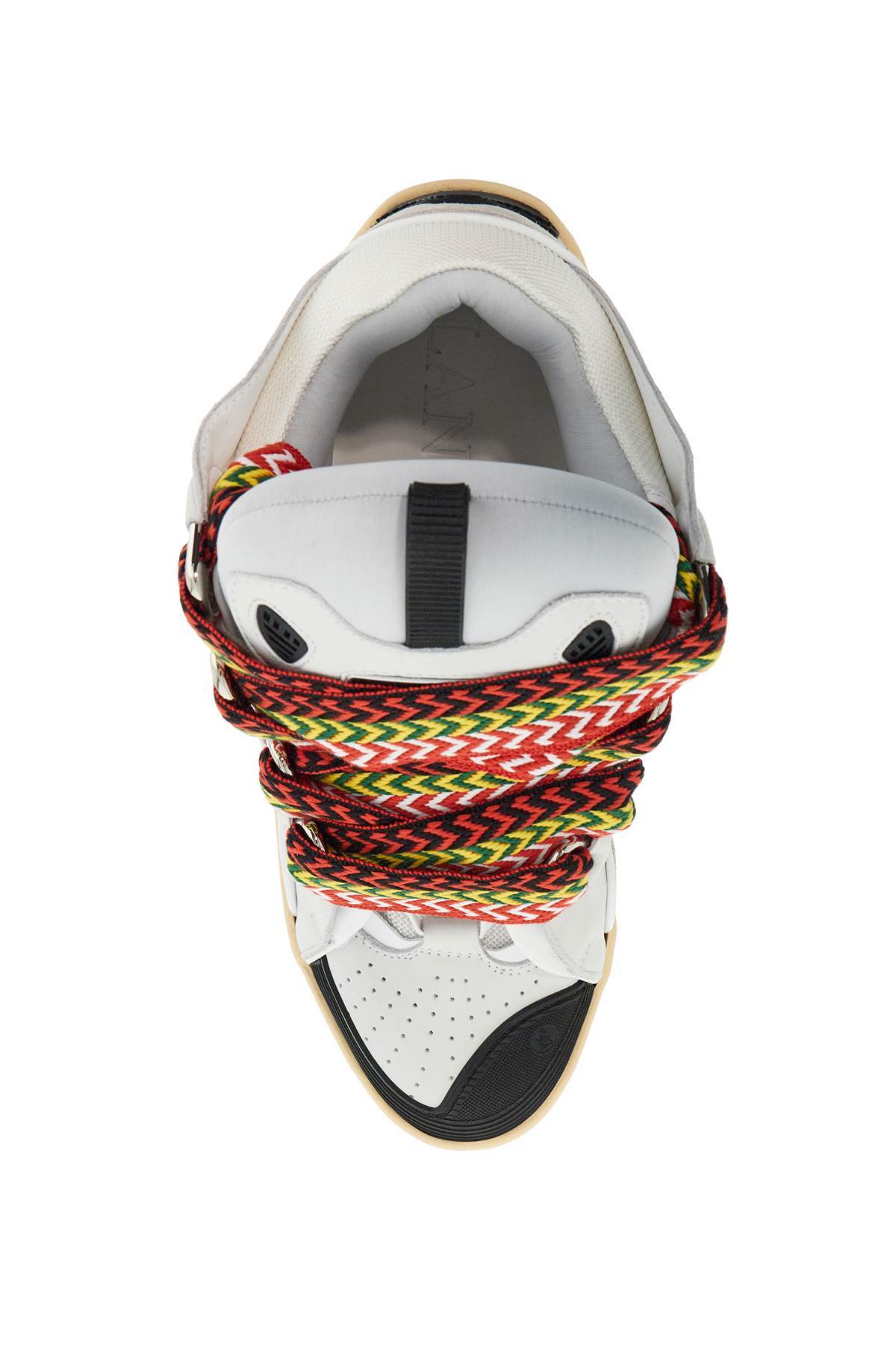 Lanvin Curb Sneakers - White (Pink) - Image 2 of 5