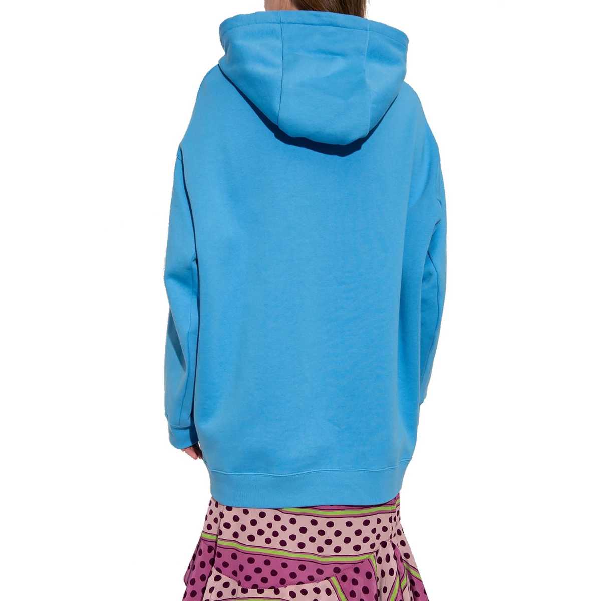 Marni Oversize Hooded Sweatshirt - Blue - Image 3 of 4