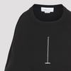 Alexander McQueen Black Stretch Cotton Top - Black - Thumbnail 5