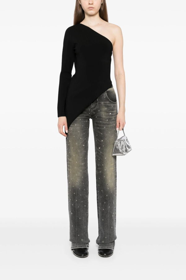 ALEXANDER WANG Asymmetric Top - Black