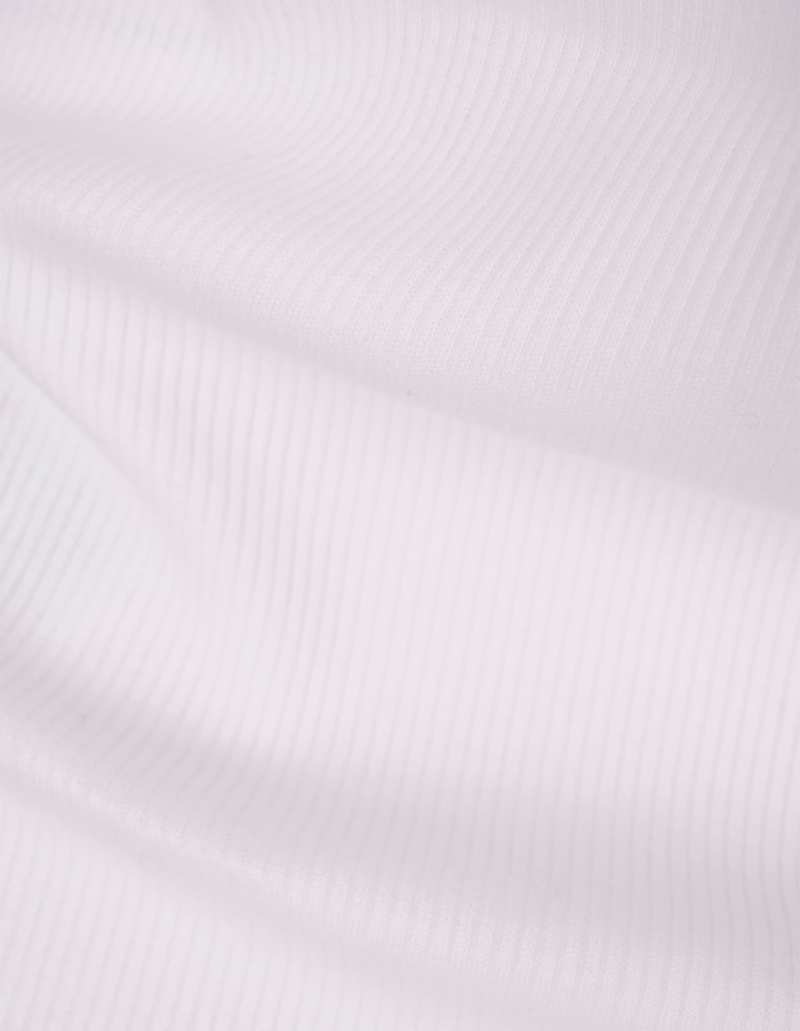 Alexander McQueen Draped Ribbed Tank Top - White