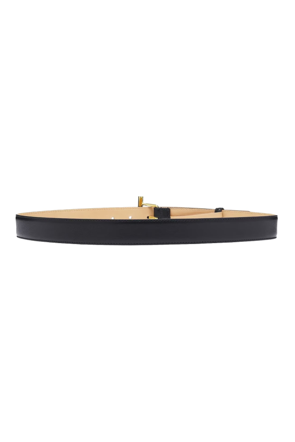 Alexander McQueen Leather Belt - Black