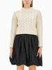 Patou Woven Sweater - Sweater - Ivory - Thumbnail 1