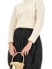 Patou Woven Sweater - Sweater - Ivory - Thumbnail 3