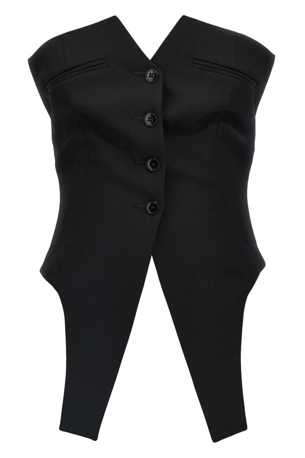 ALEXANDER WANG Deconstructed Vest - Black