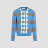 Marni V Neck Sweater - Azure - Thumbnail 3