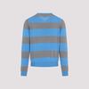 Marni V Neck Sweater - Azure - Thumbnail 4