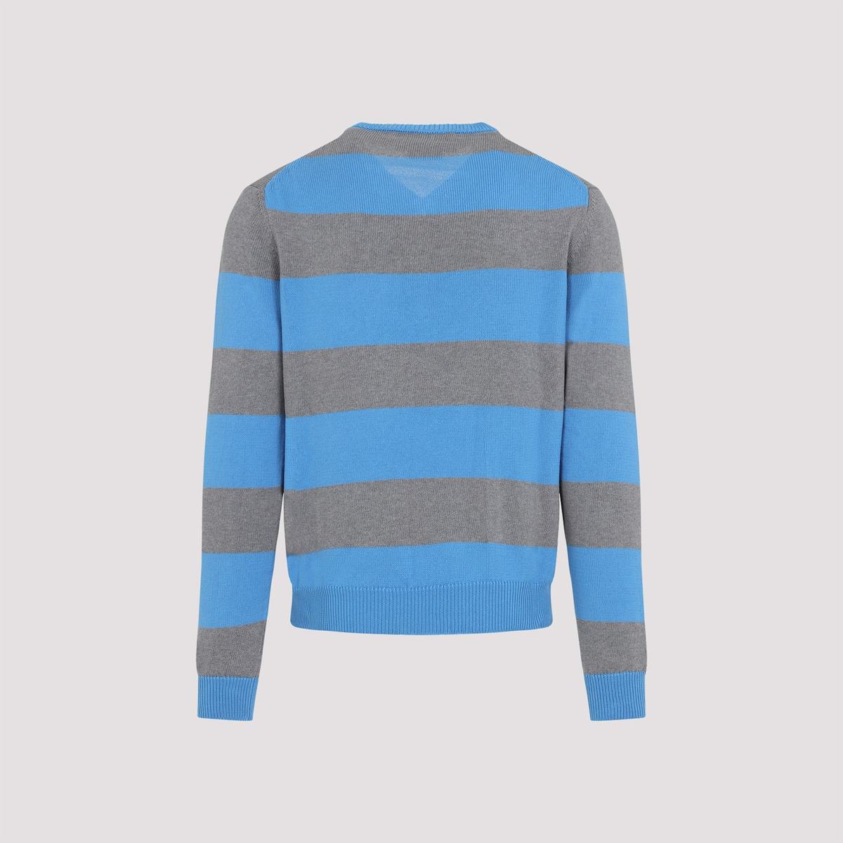 Marni V Neck Sweater - Azure - Image 4 of 5