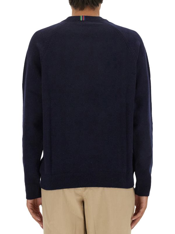 PAUL SMITH PS by Paul Smith Wool Jersey - Blue